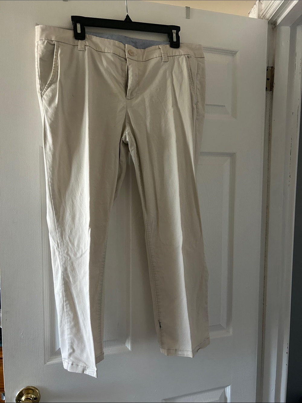 STYLUS Cream Straight-Leg Chinos - Neutral Beige Tone